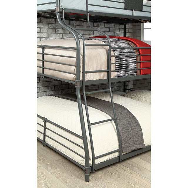 Olga Antique Black Twin/Full/Queen Bunk Bed