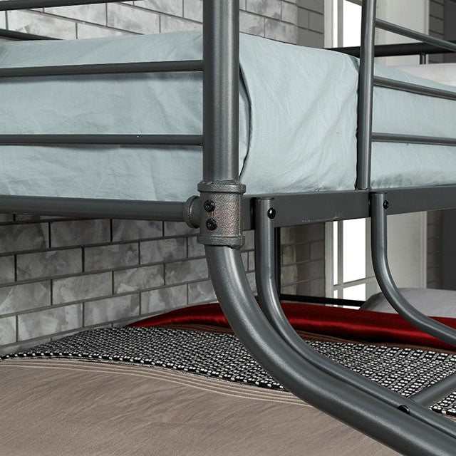 Olga Antique Black Twin/Full/Queen Bunk Bed