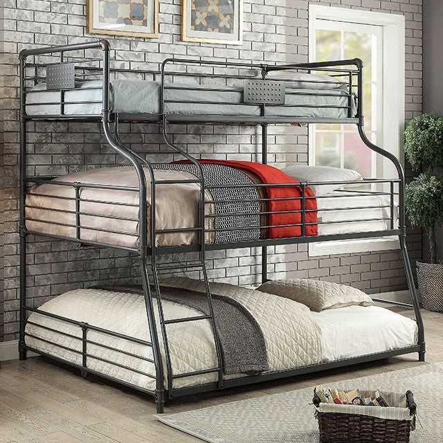 Olga Antique Black Twin/Full/Queen Bunk Bed