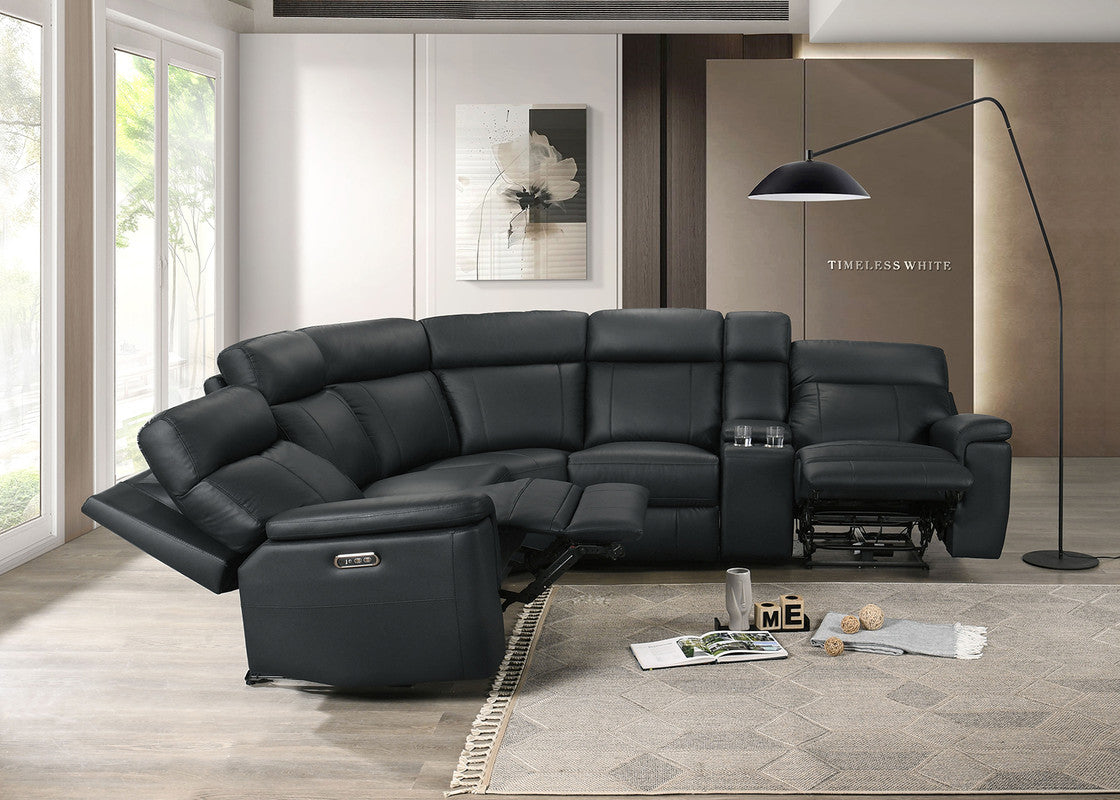 Oliverus Black Power Sectional