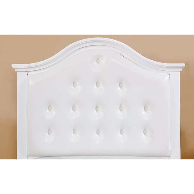 Olivia White Twin Bed