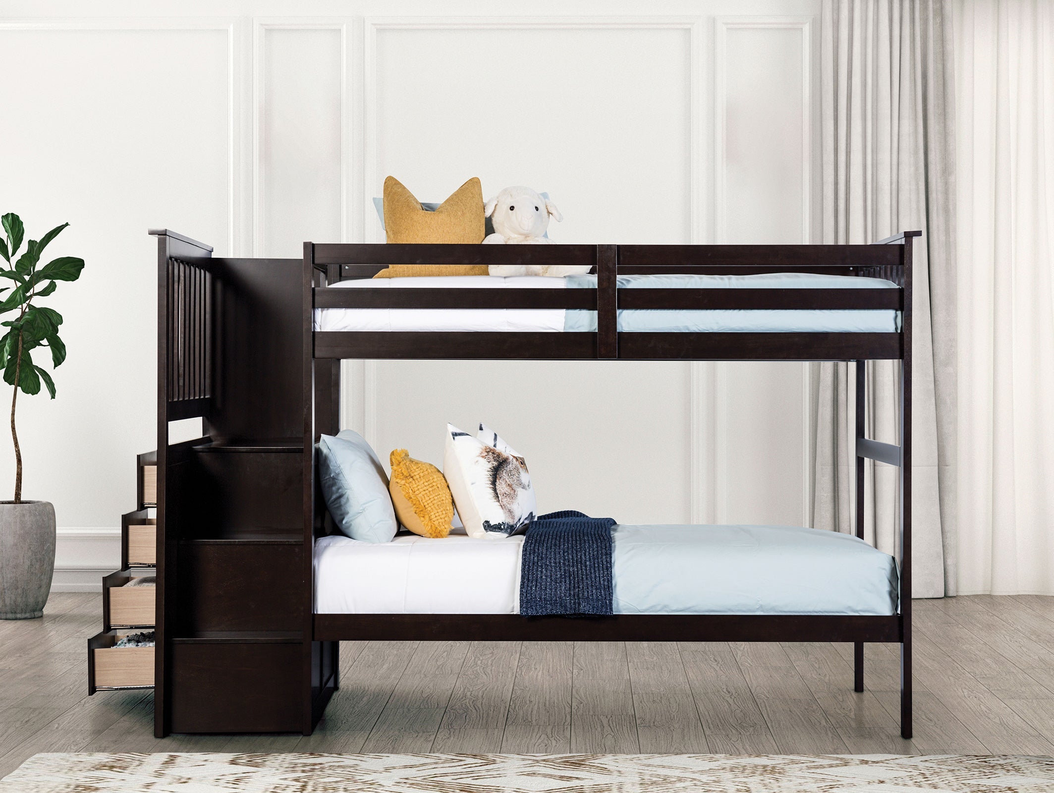 Ontario Espresso Twin/Twin Bunk Bed