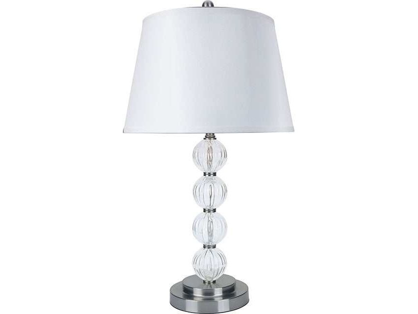 Oona White/Clear Table Lamp (Set of 2)