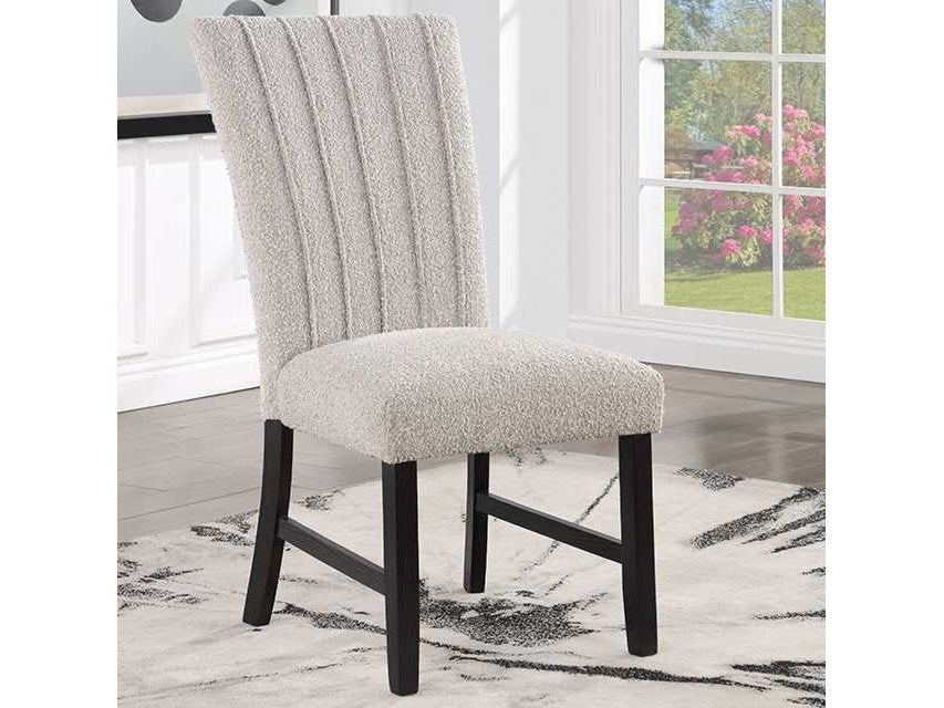 Opheim Gray/Black Side Chair (Set of 2)