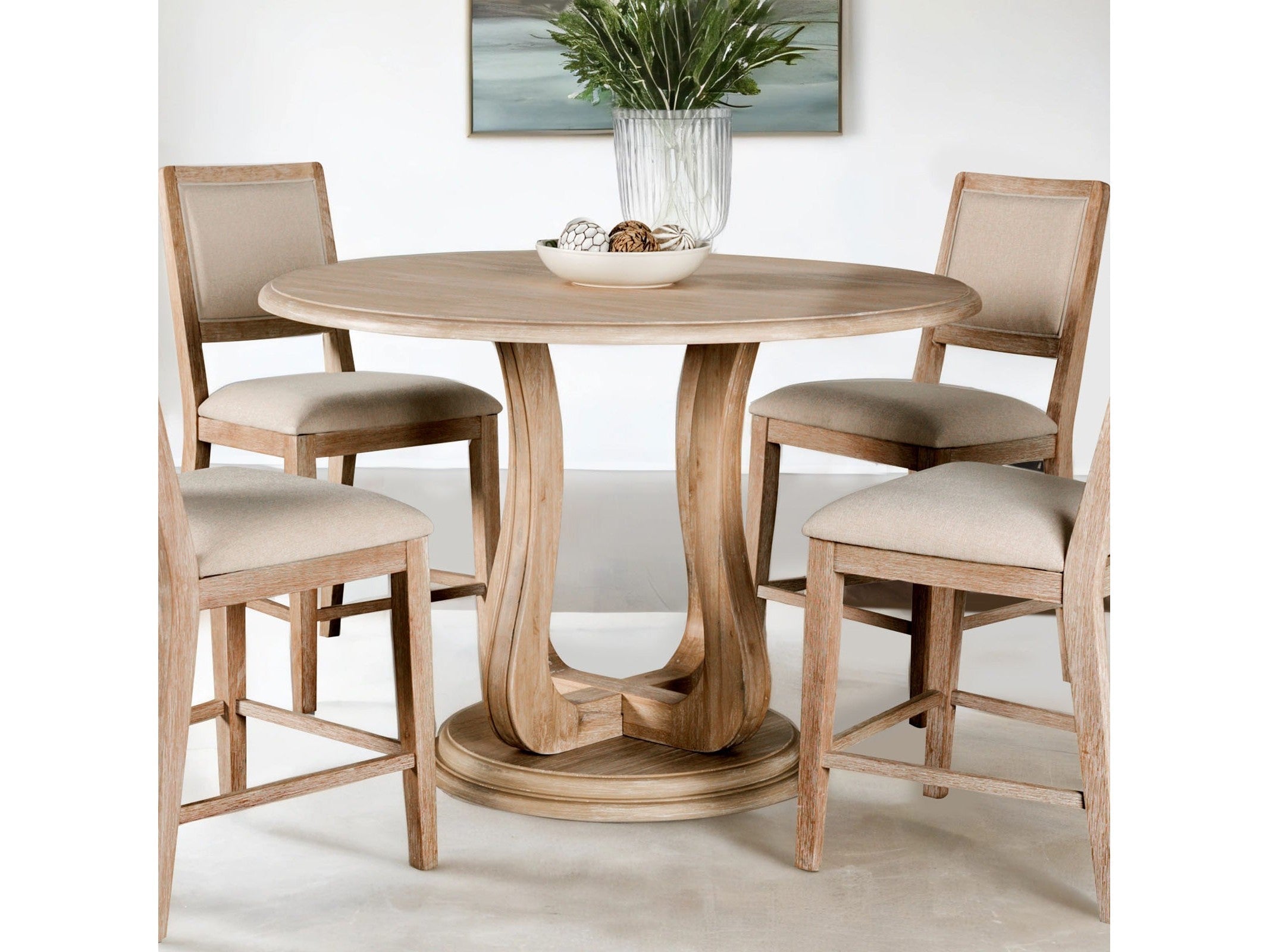 Orbetello Natural/Beige 5 Piece Counter Ht. Set