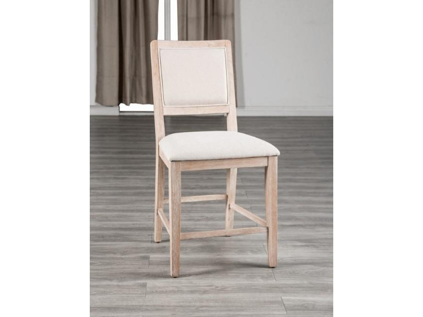Orbetello Natural/Beige Counter Height Chair (Set of 2)