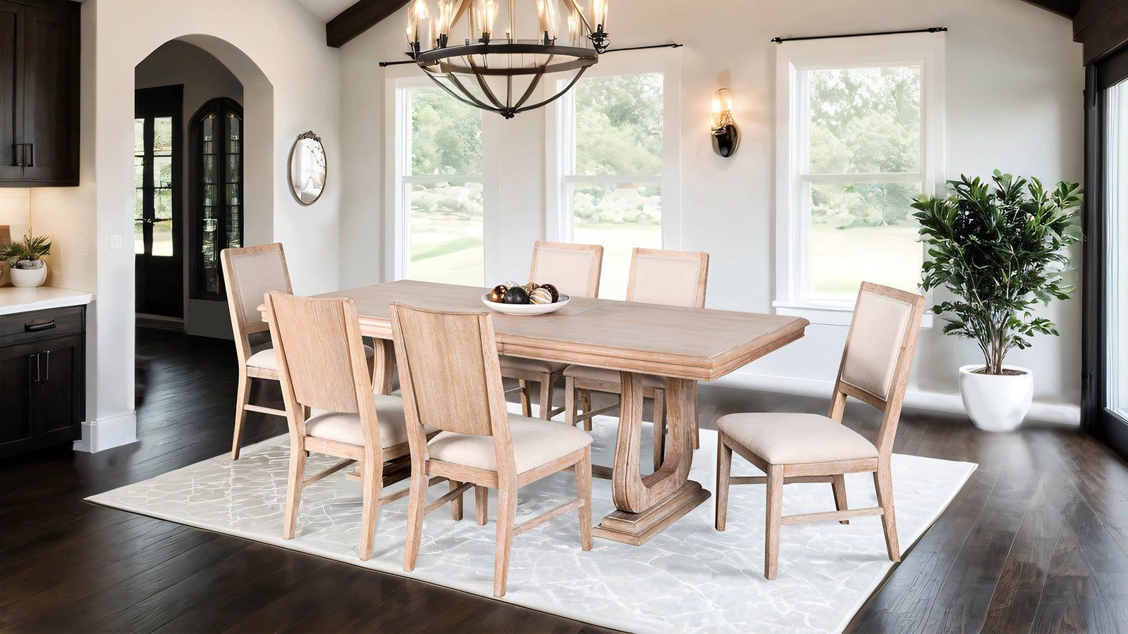 Orbetello Natural/Beige Dining Table