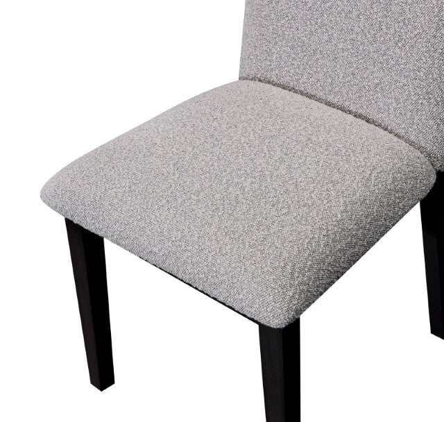 Orland Dark Walnut/Gray Side Chair (Set of 2)
