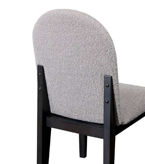 Orland Dark Walnut/Gray Side Chair (Set of 2)