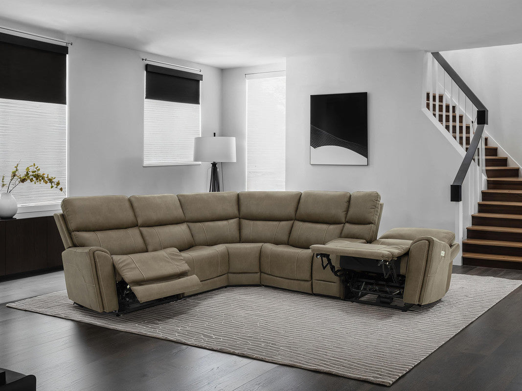 Orpheus Brown Power Sectional