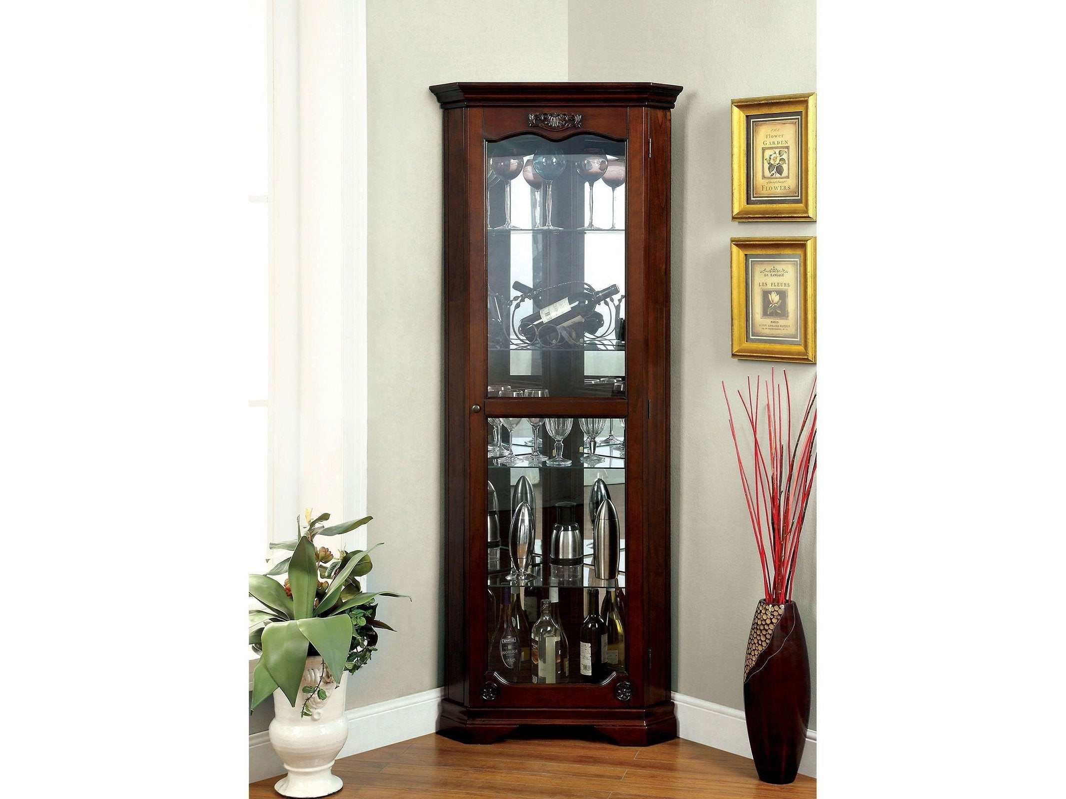 Ortley Walnut Curio