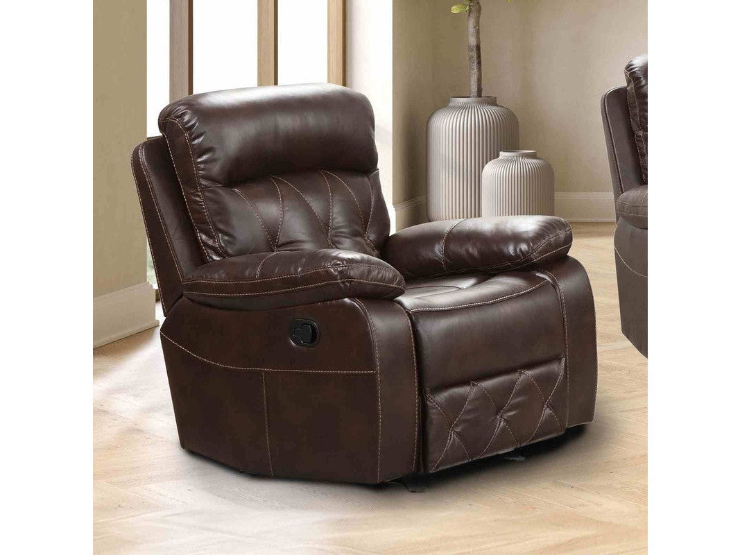 Osias Brown Glider Recliner