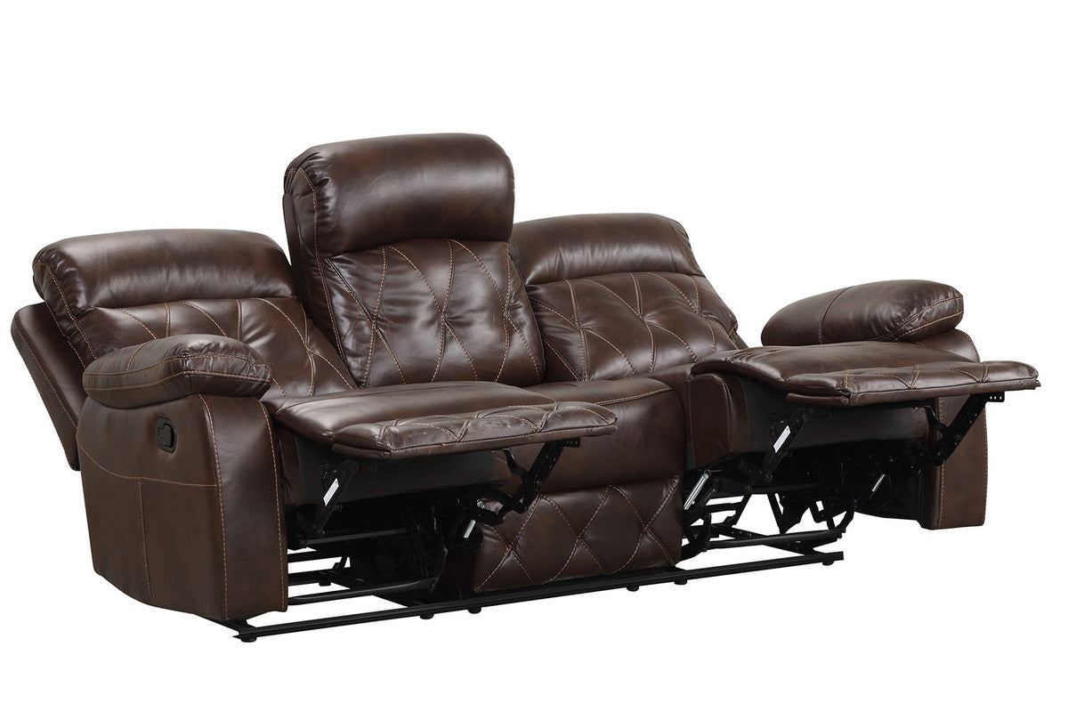 Osias Brown Sofa & Loveseat