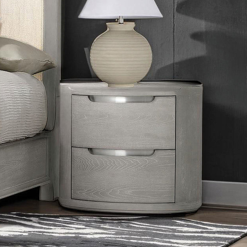Osterley Light Gray 5 Pc. Queen Bedroom Set w/ 2NS