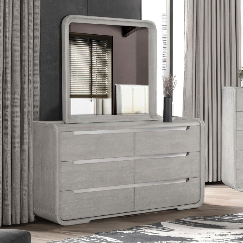 Osterley Light Gray 5 Pc. Queen Bedroom Set w/ Chest