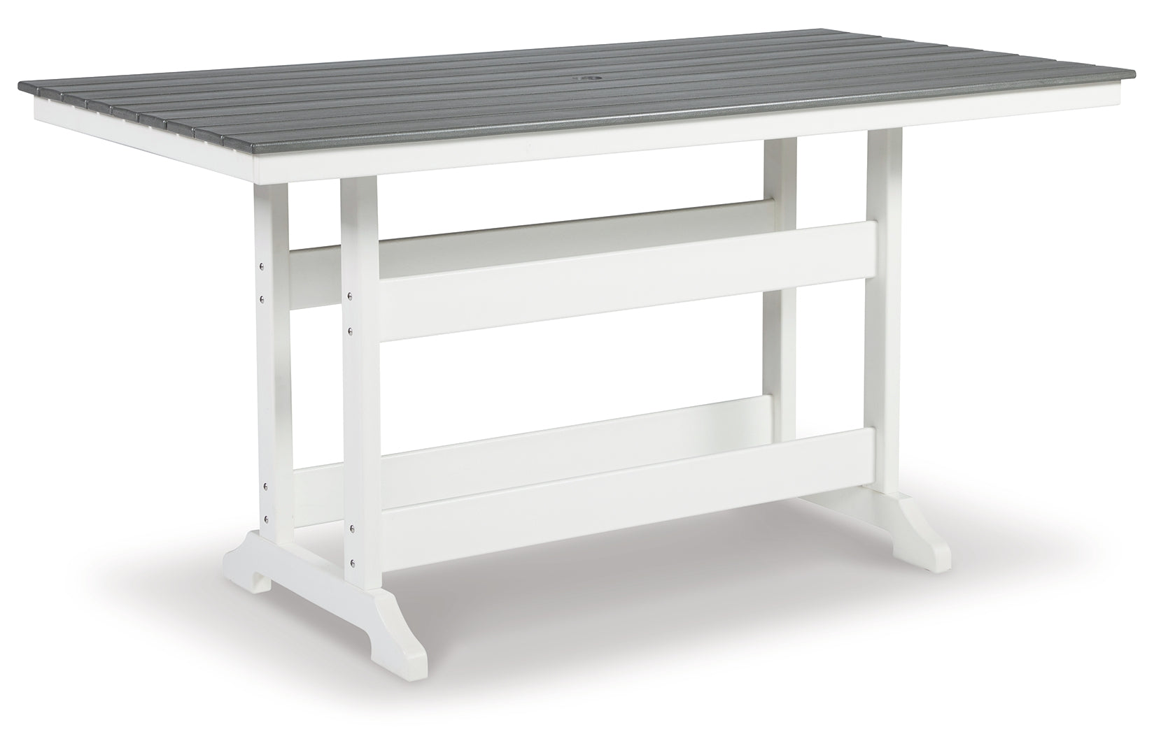 Transville RECT COUNTER TABLE W/UMB OPT