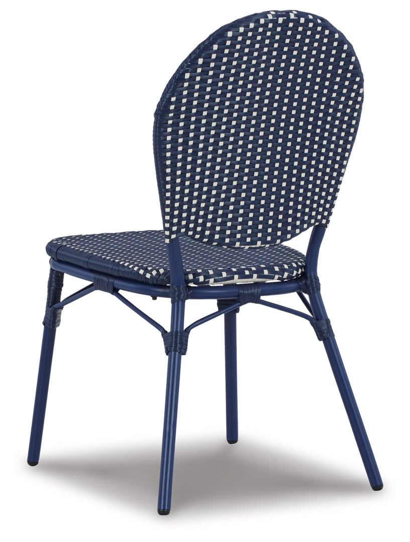 Odyssey Blue Chairs w/Table Set (3/CN)