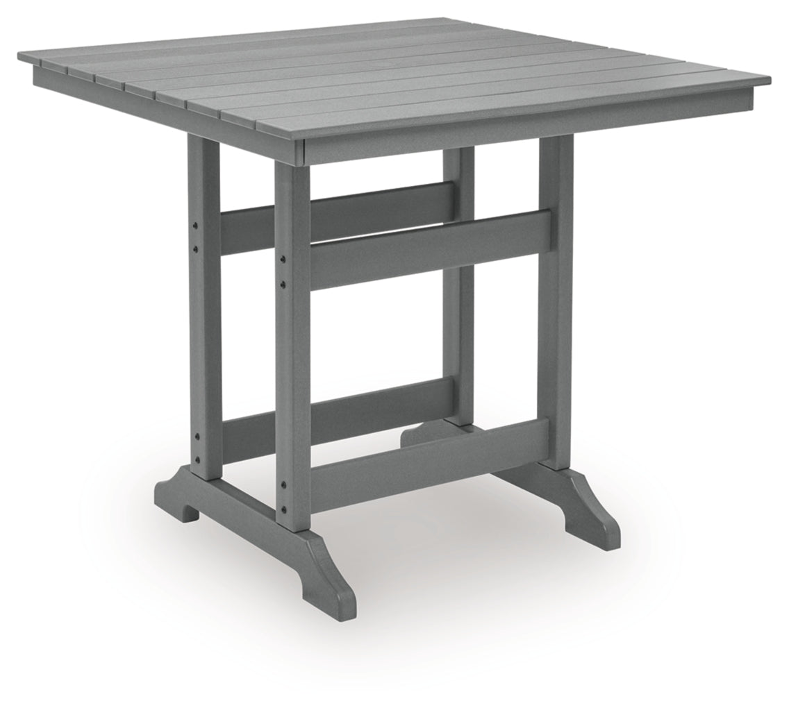 Ross Cove Square Counter Table with Umbrella Option