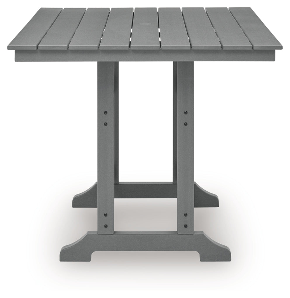 Ross Cove Square Counter Table with Umbrella Option