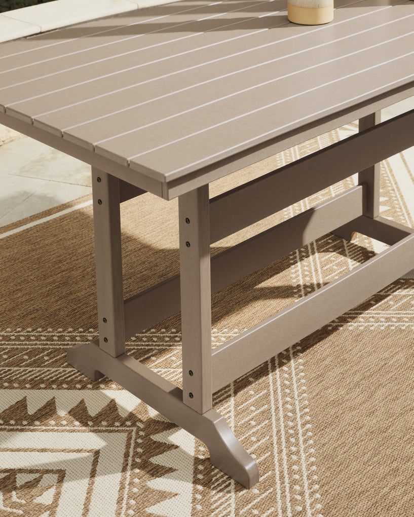 Sandy Dune RECT COUNTER TABLE with Umbrella Option