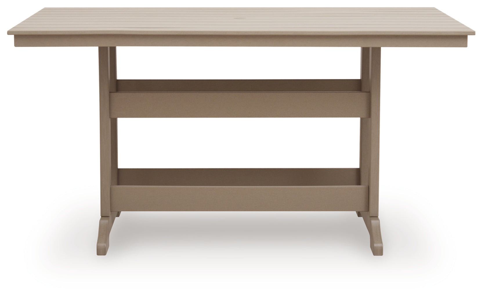 Sandy Dune RECT COUNTER TABLE with Umbrella Option