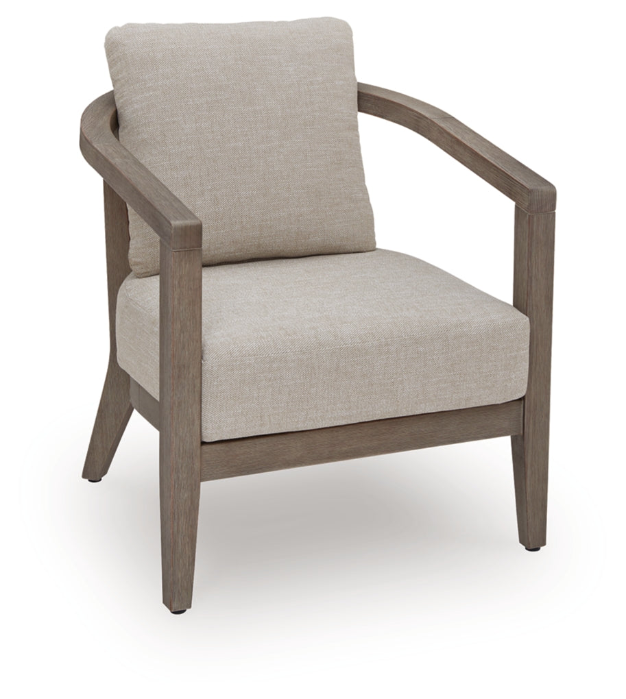 Sunset Lake Chairs w/CUSH/ Table Set (3/CN)
