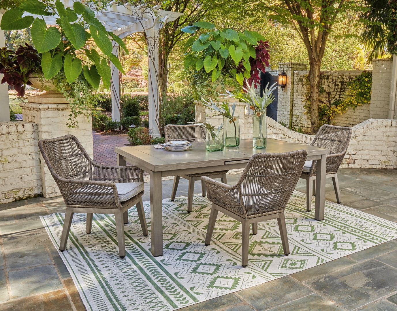 Beach Front Outdoor Dining Table and Chairs