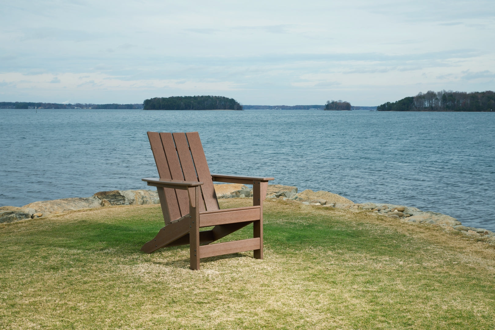 Emmeline 2 Adirondack Chairs with Connector Table