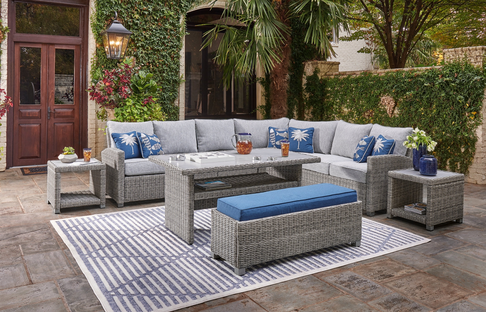 Naples Beach 4-Piece Outdoor Sectional