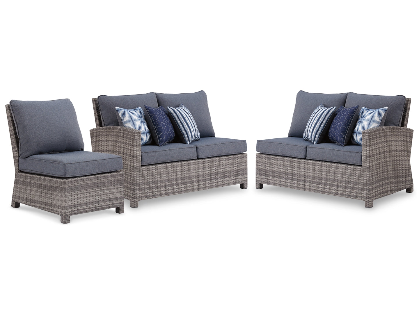 Salem Beach 3-Piece Outdoor Sectional