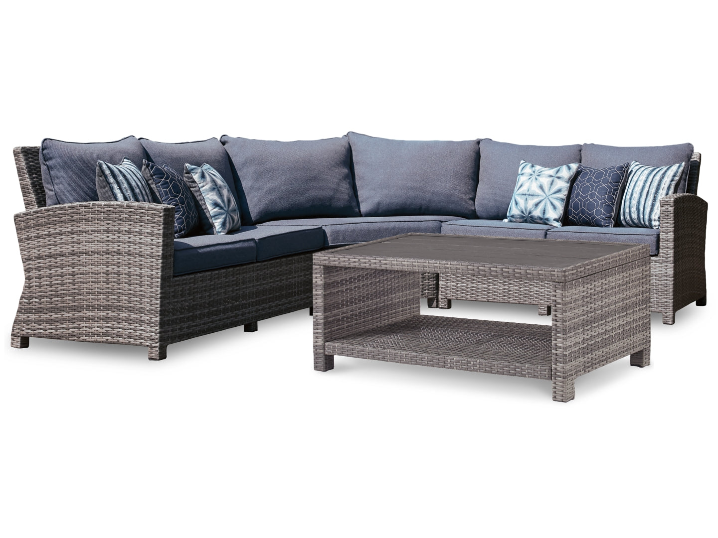 Salem Beach 3-Piece Outdoor Sectional