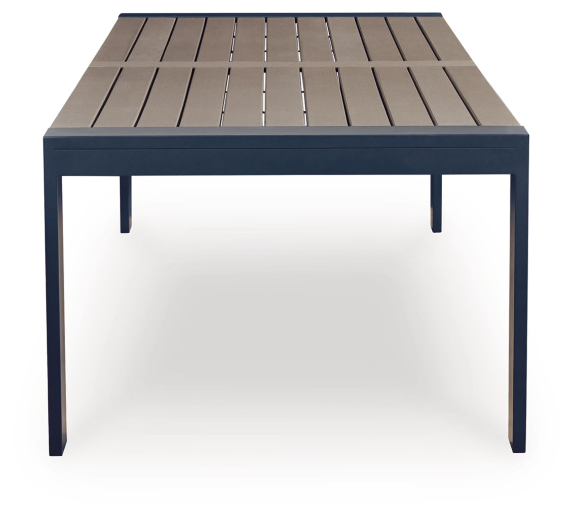 Mabry Shores RECT Dining Table with Umbrella Option