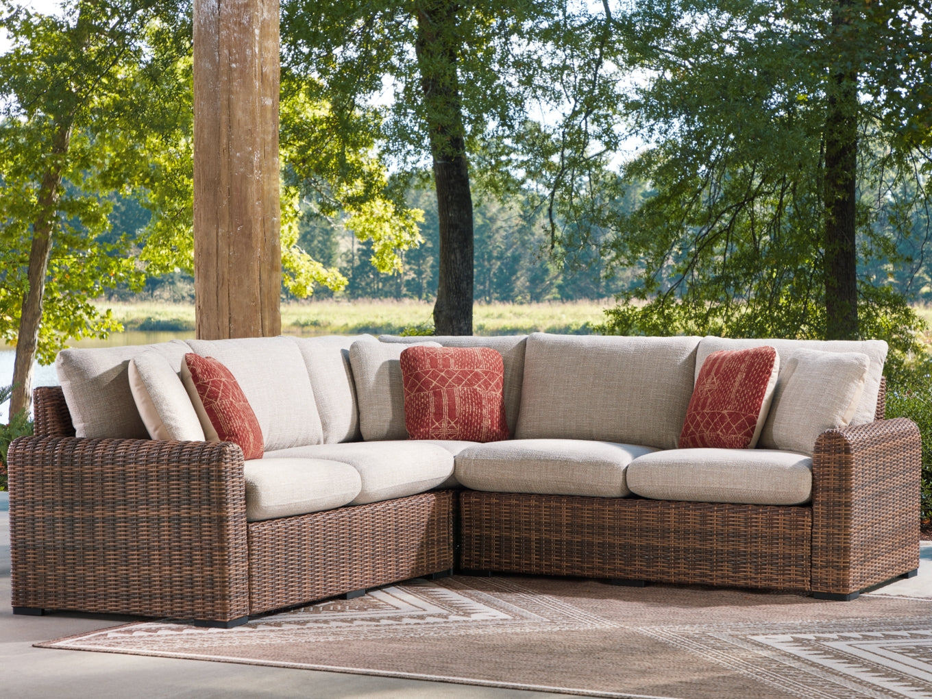 Angel Island 4-Piece Outdoor Sectional
