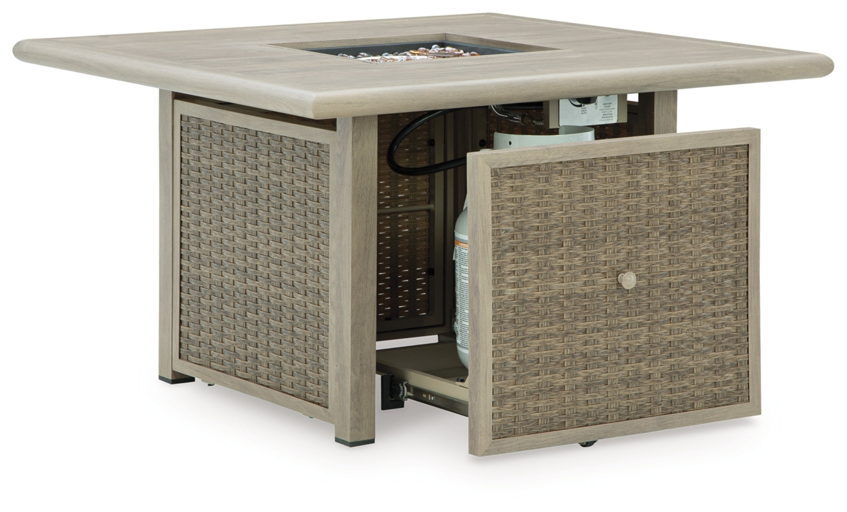 Carisbo Square Fire Pit Table