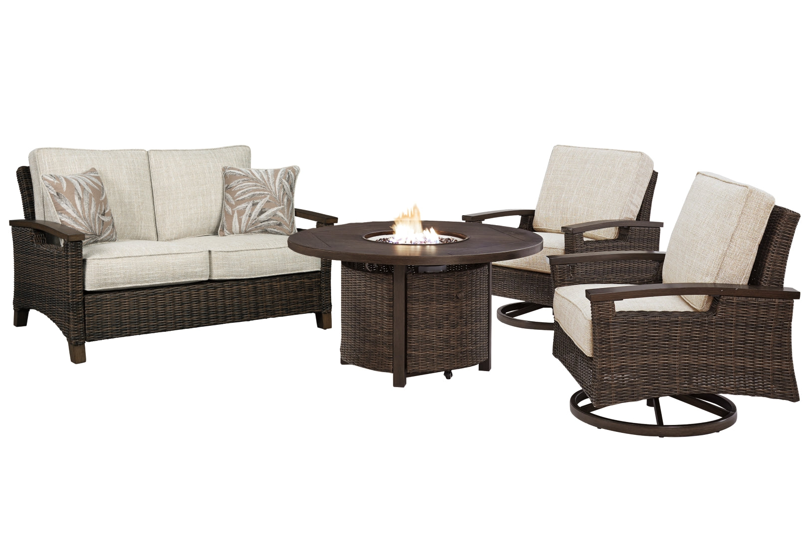 Paradise Trail Outdoor Sofa with 2 Lounge Chairs