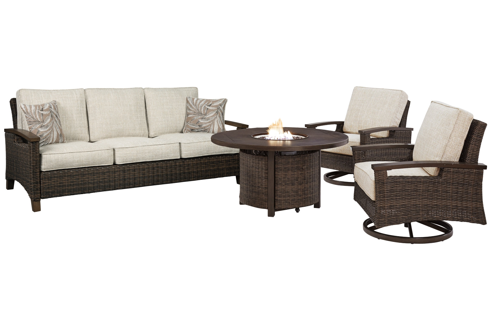 Paradise Trail Outdoor Sofa with 2 Lounge Chairs