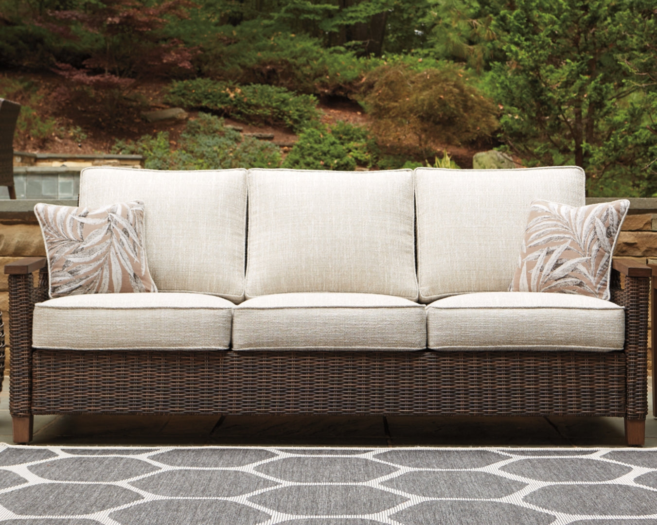 Paradise Trail Outdoor Sofa with 2 Lounge Chairs