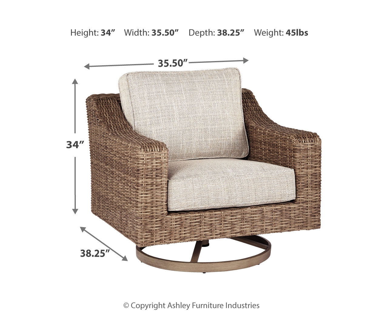 Outdoor Sofa with Coffee Table and End Table