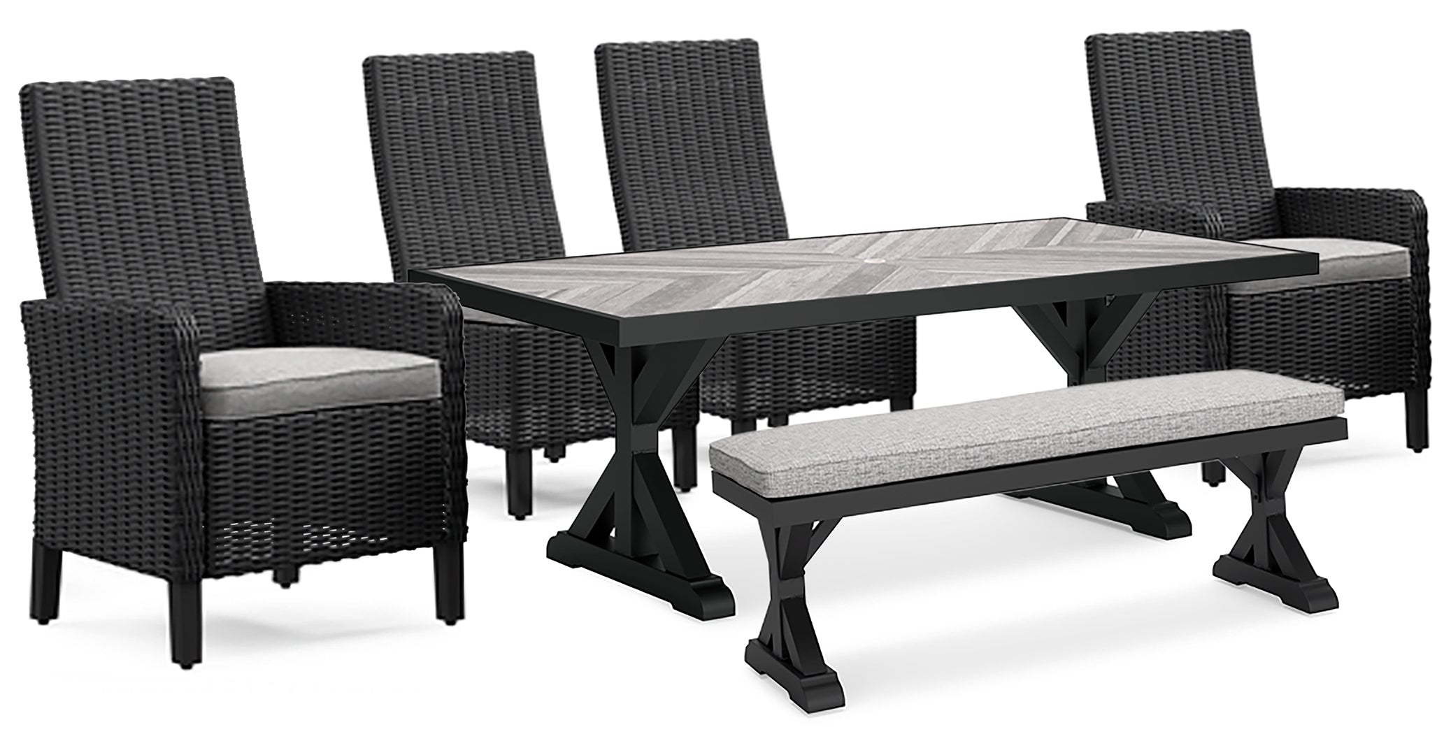 Beachcroft Outdoor Dining Table and Chairs