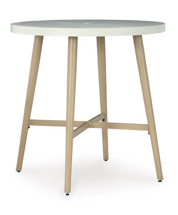 Seton Creek Round Bar Table w/UMB OPT