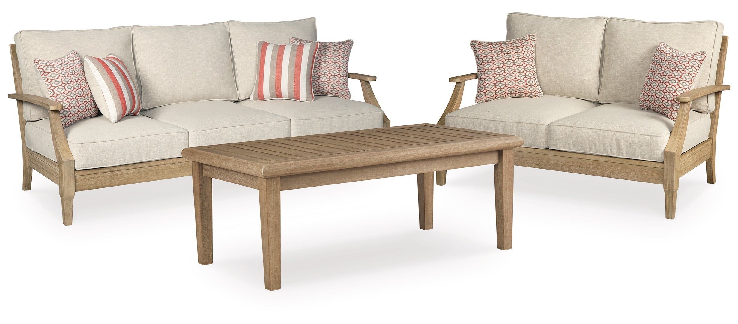 Clare View Outdoor Sofa with Coffee Table