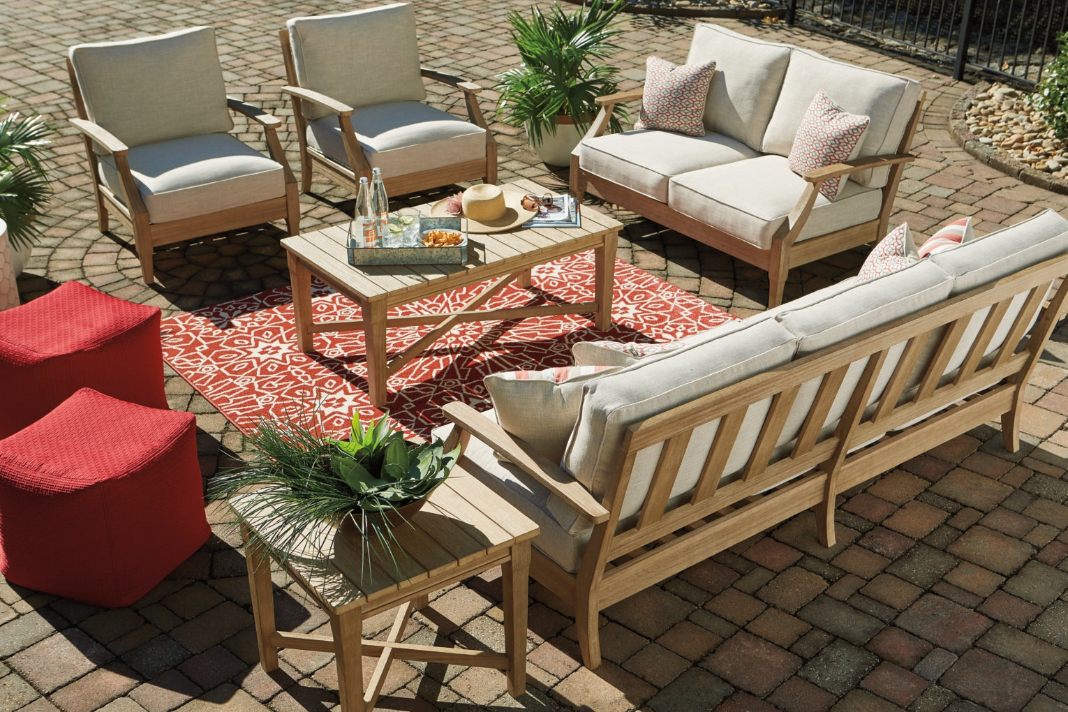 Clare View Outdoor Sectional Set