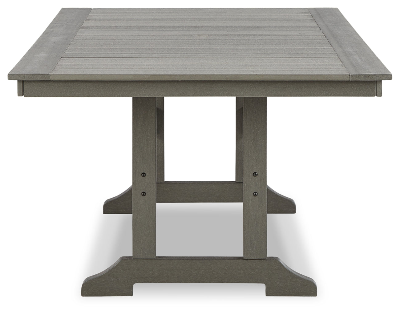 Visola RECT Dining Table with Umbrella Option