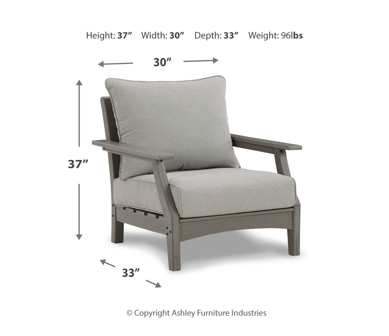 Visola Outdoor Adirondack Chair and End Table