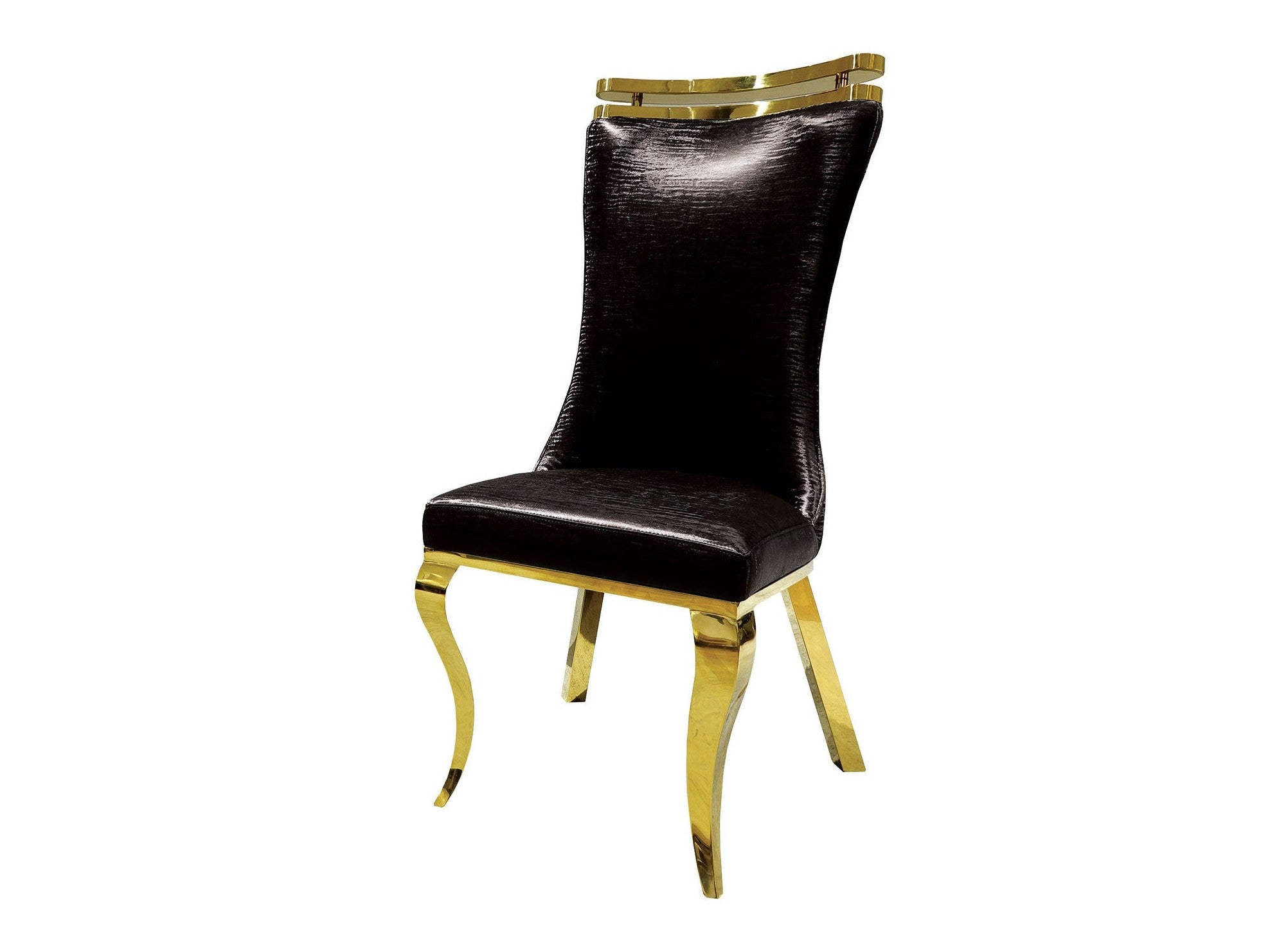 Palazzo Gold/Black Chair (Set of 2)