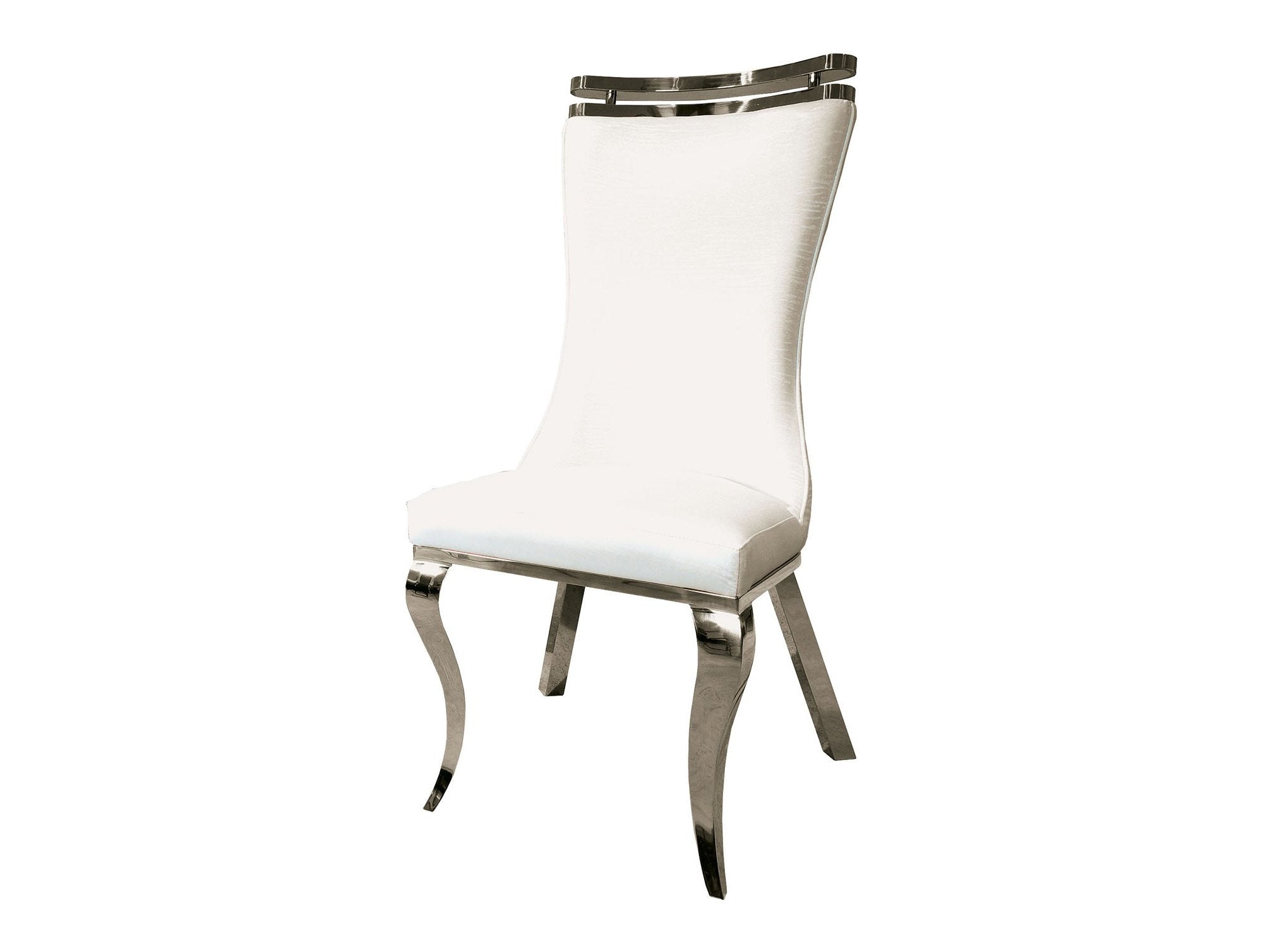 Palazzo Silver/White Chair (Set of 2)