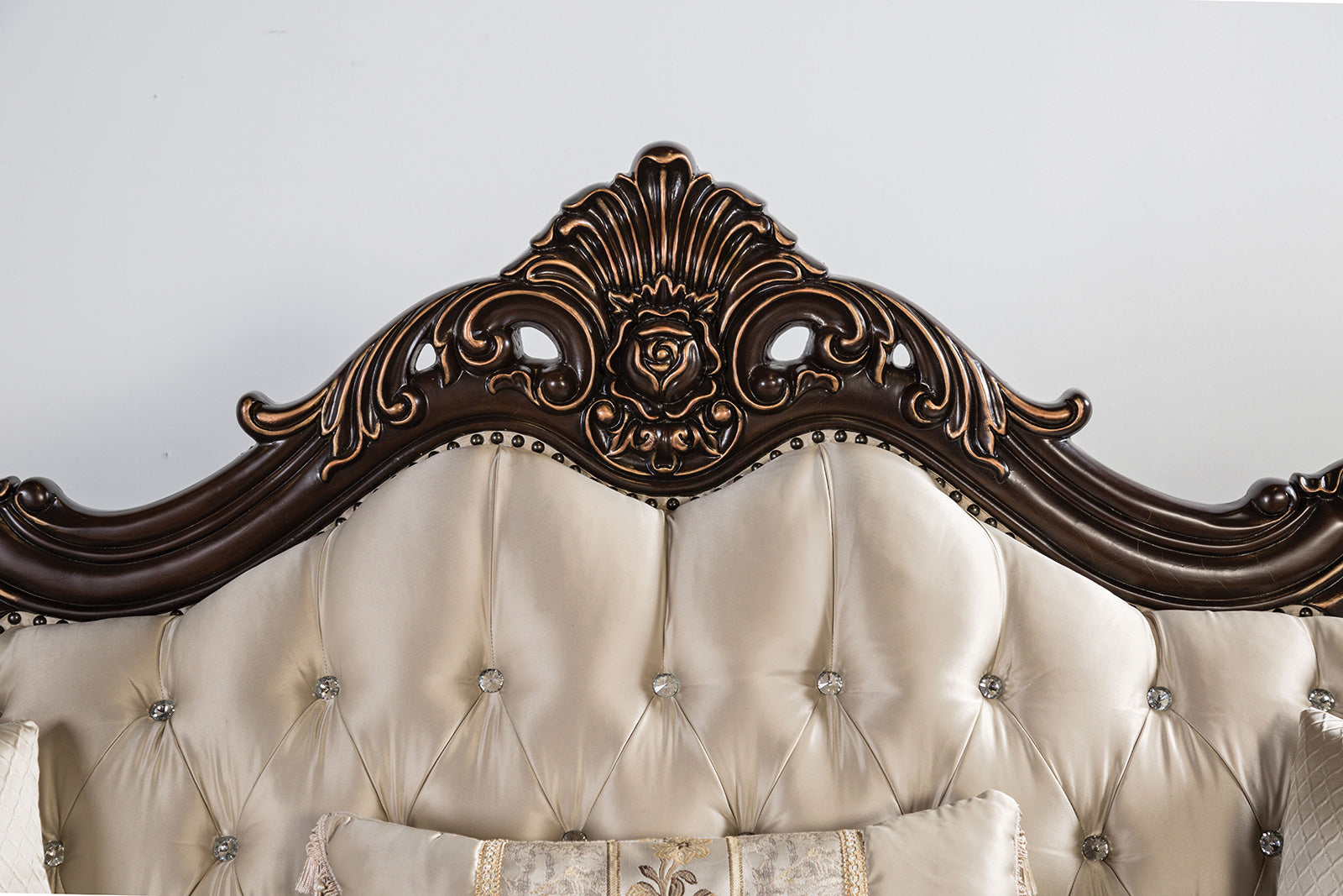 Palencia Dark Cherry/Beige Sofa & Loveseat