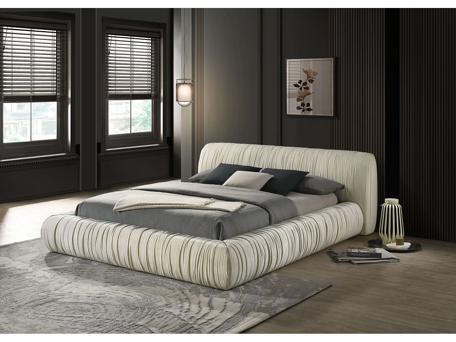 Palmdale Ivory E.King Bed
