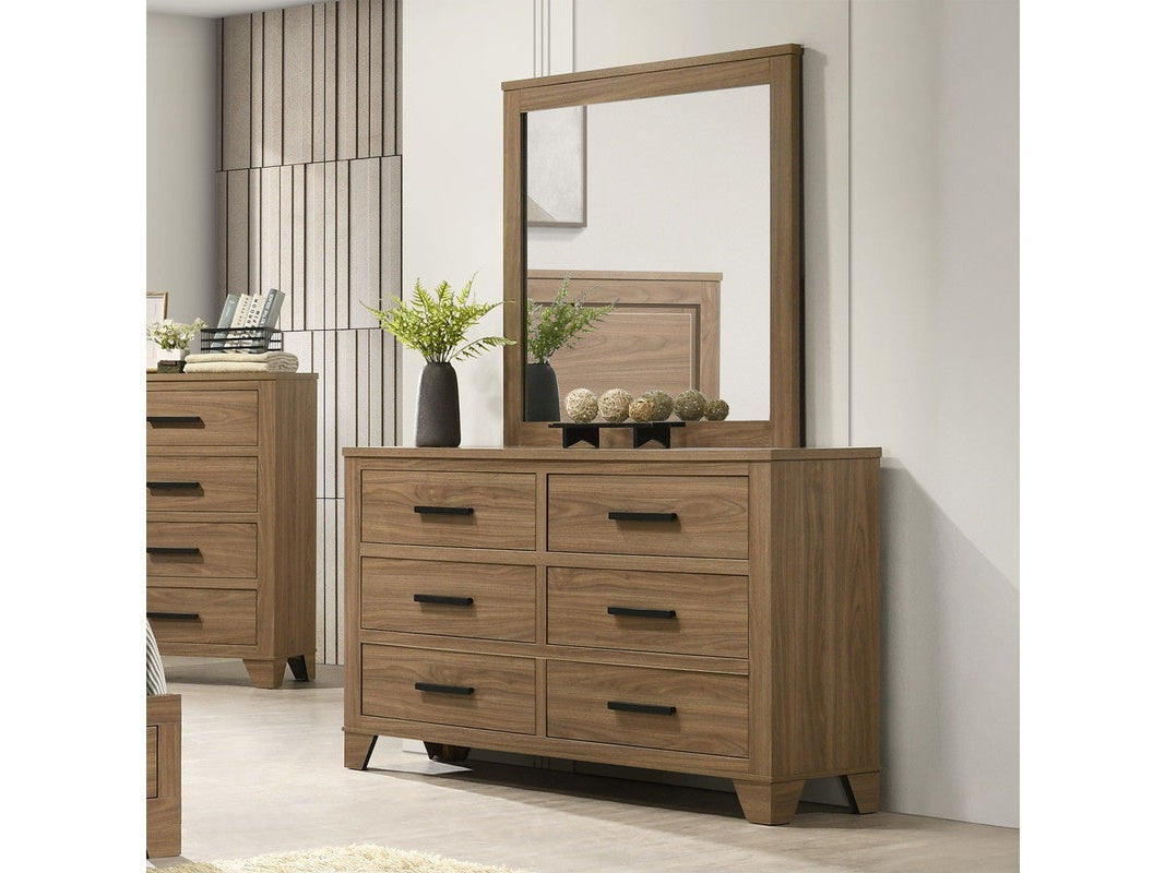 Panelli Walnut Dresser