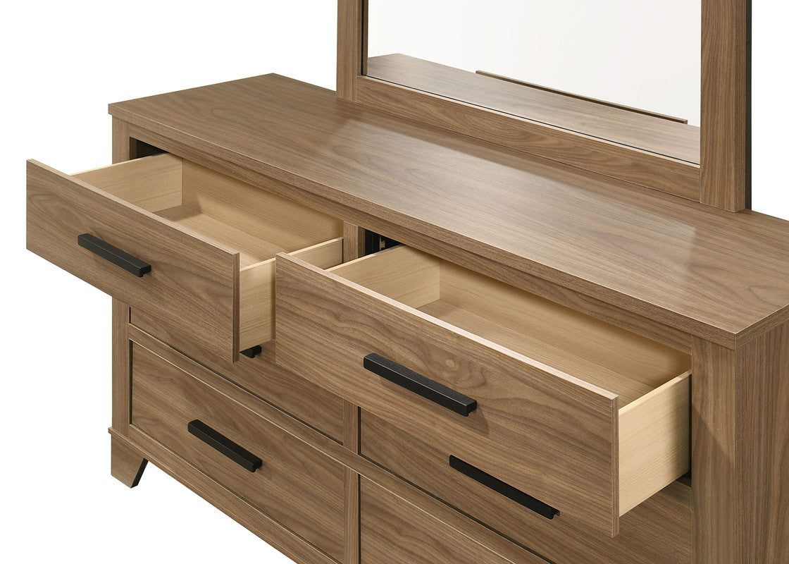 Panelli Walnut Dresser